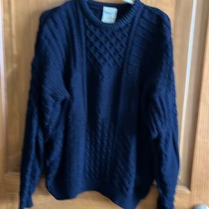 Women beautiful Navy Sweater purchased in Ireland  ~ never worn